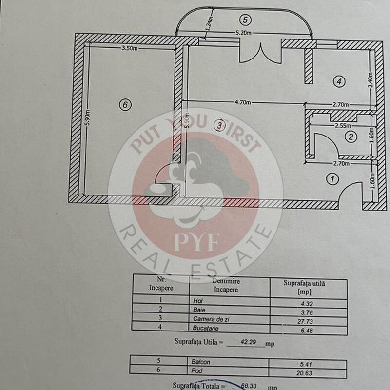 Drumul Ghindari | Apartament 2 camere | Semidecomandat | B11077
